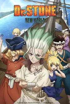 Постер к аниме Доктор Стоун: Новый мир
